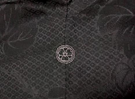 黒羽織　一つ紋